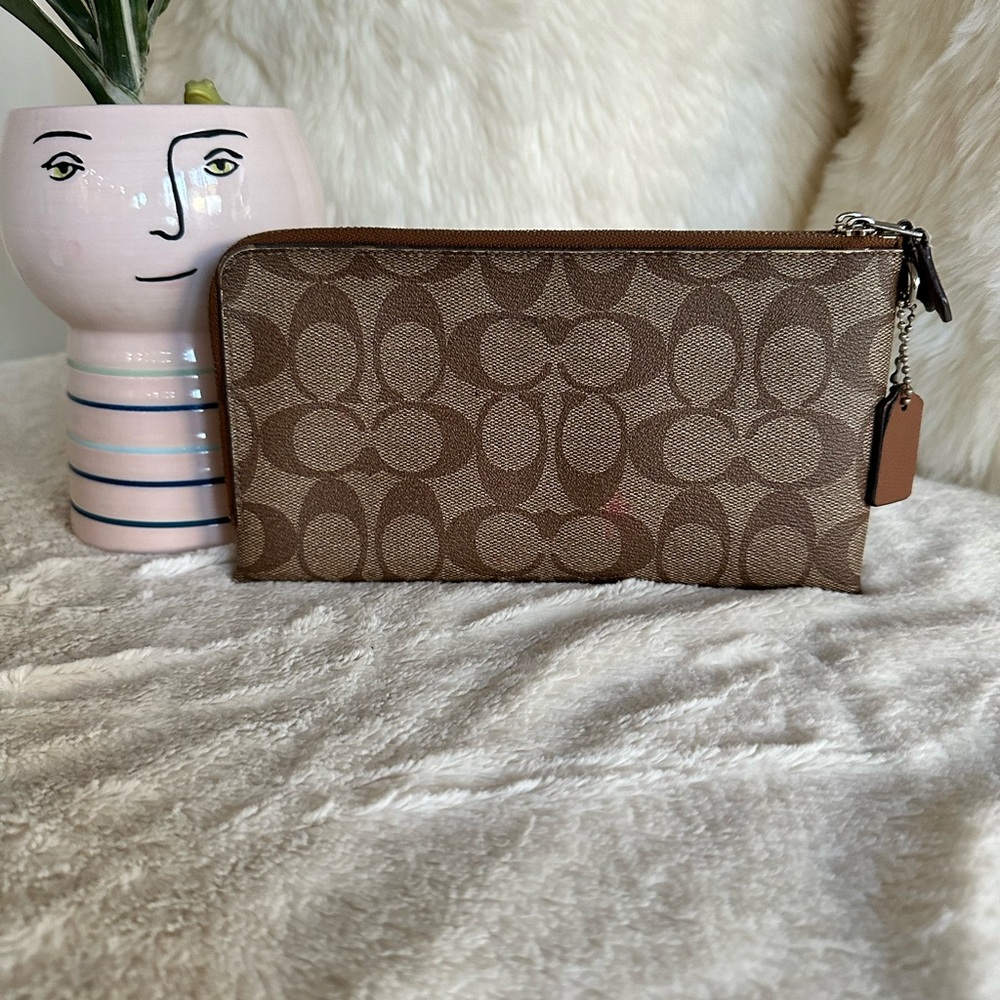 Coach Double Zipper Wallet - Picture 2 of 7